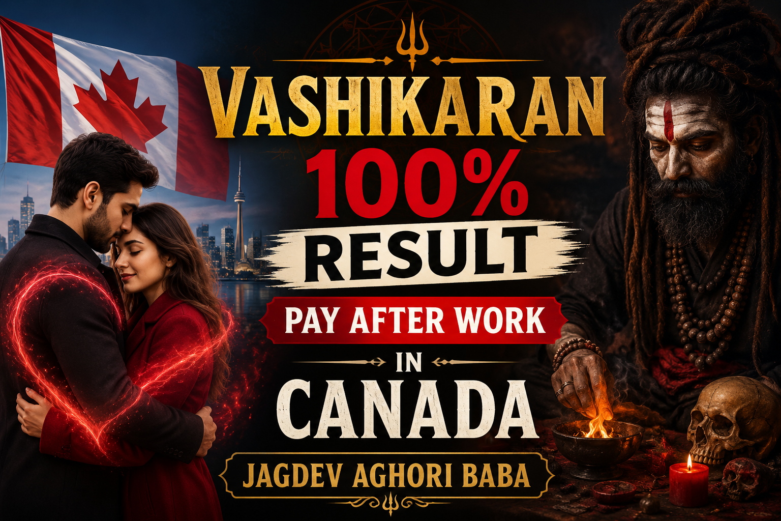 Vashikaran 100 Result Pay After Work in Canada